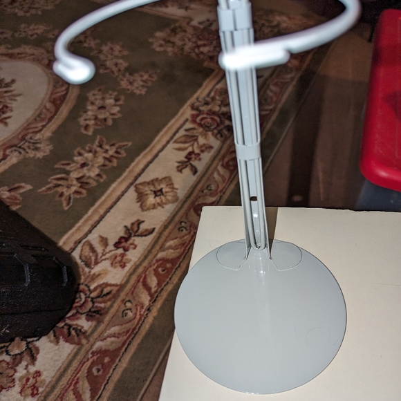 Robert Raikes Vintage Dottie wooden faced rabbit doll with stand - Picture 4 of 9